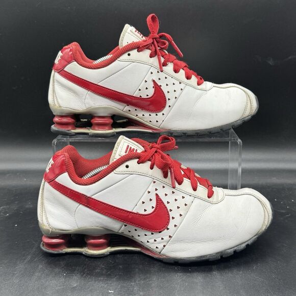 Nike Shoes - Women's Nike Shox Classic II Shoes Sz 7.5 Valentines Heart #343907-166 White/Red